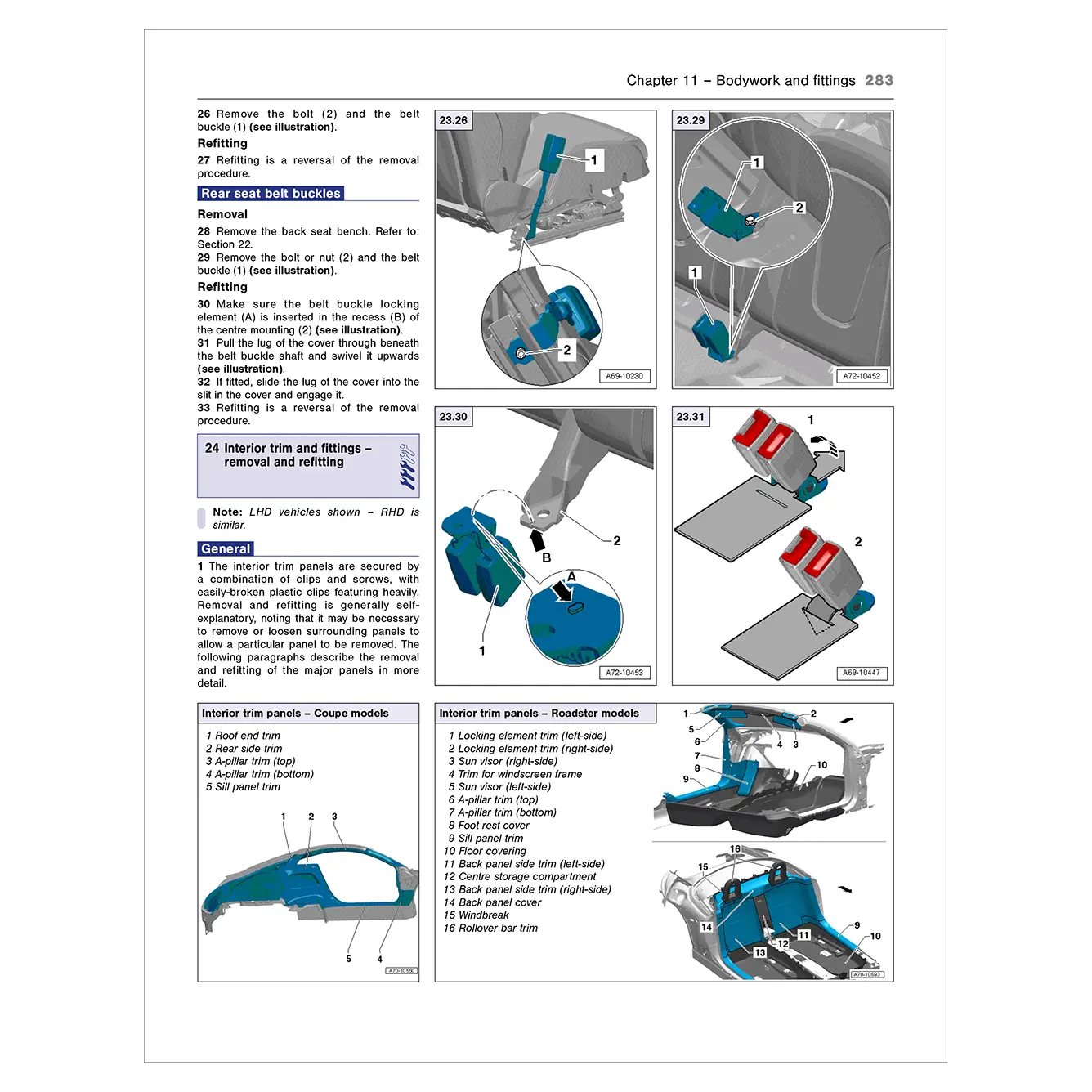 Audi TT Mk2 (8J) (2007 to 2014) Haynes Repair Manual - Image 8