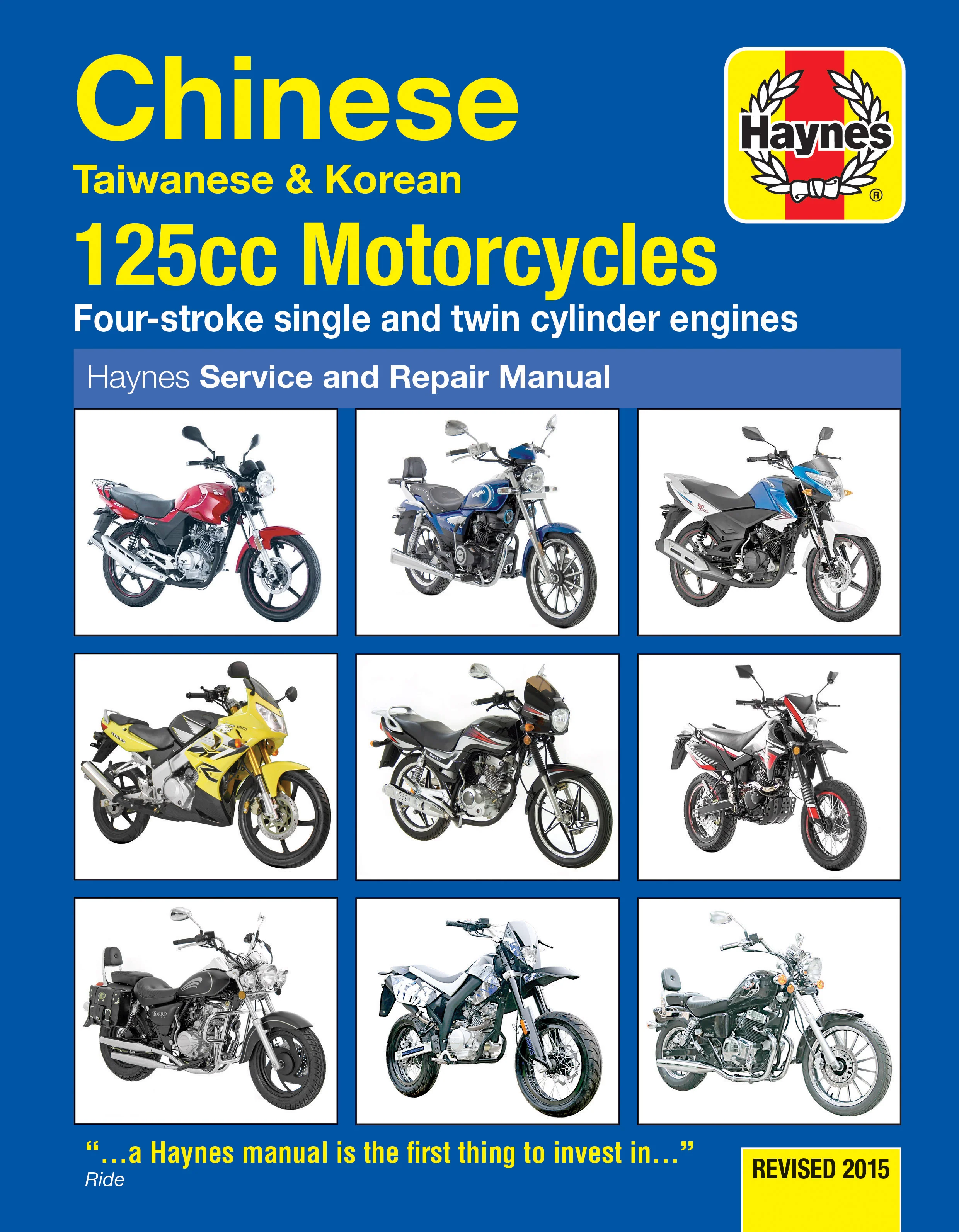 Chinese, Taiwanese & Korean 125cc Motorcycles Haynes Repair Manual - Image 5