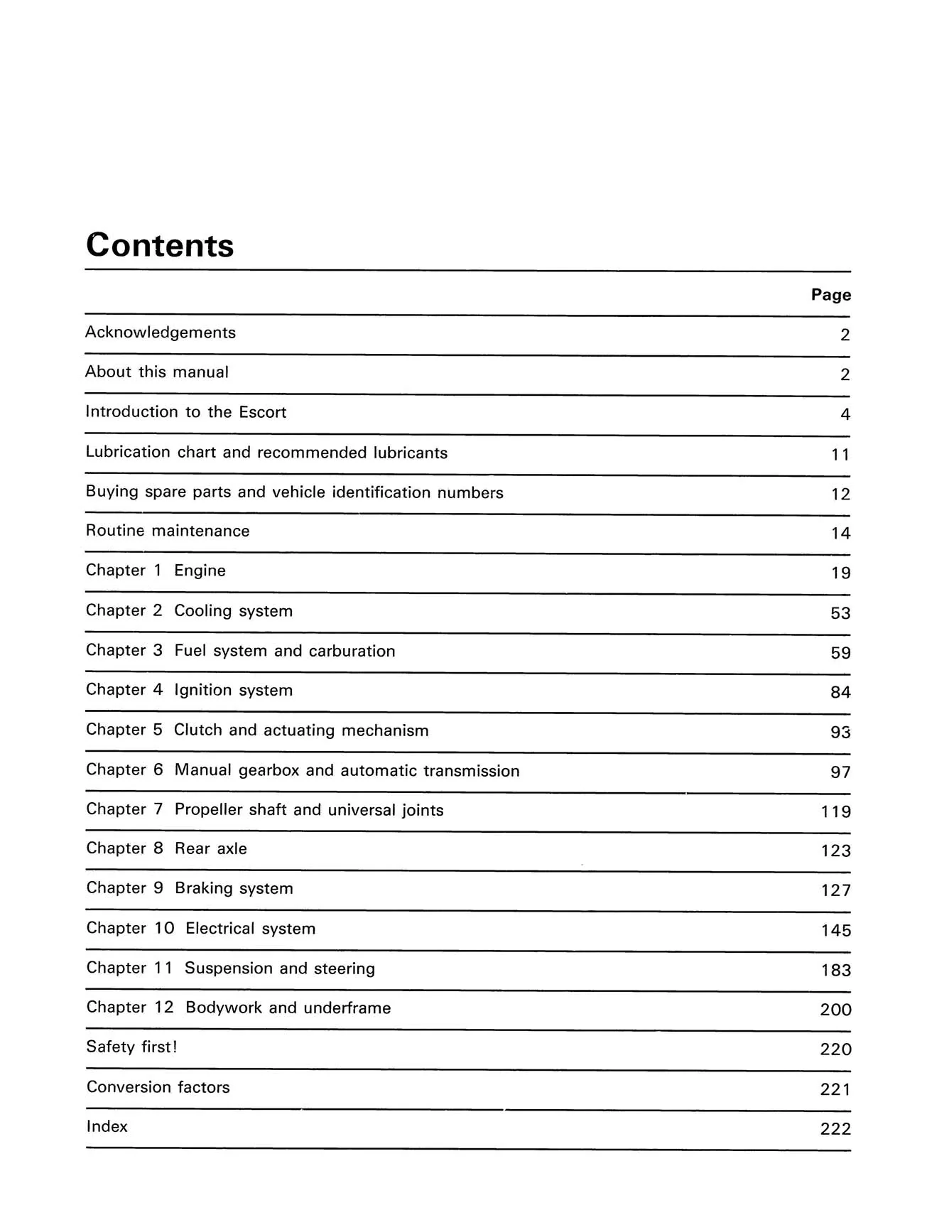 Ford Escort Mk I 1100 & 1300 (1968-1974) Haynes Repair Manual - Image 3