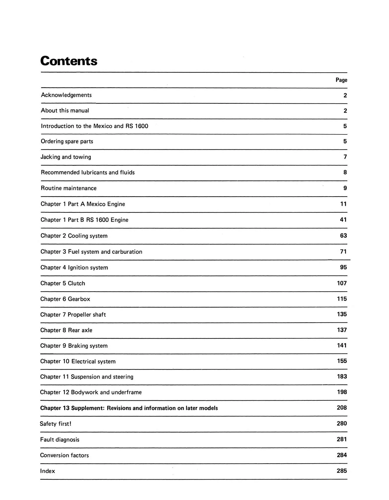 Ford Escort Mk I Mexico, RS 1600 & RS 2000 (1970-1974) Haynes Repair Manual - Image 3