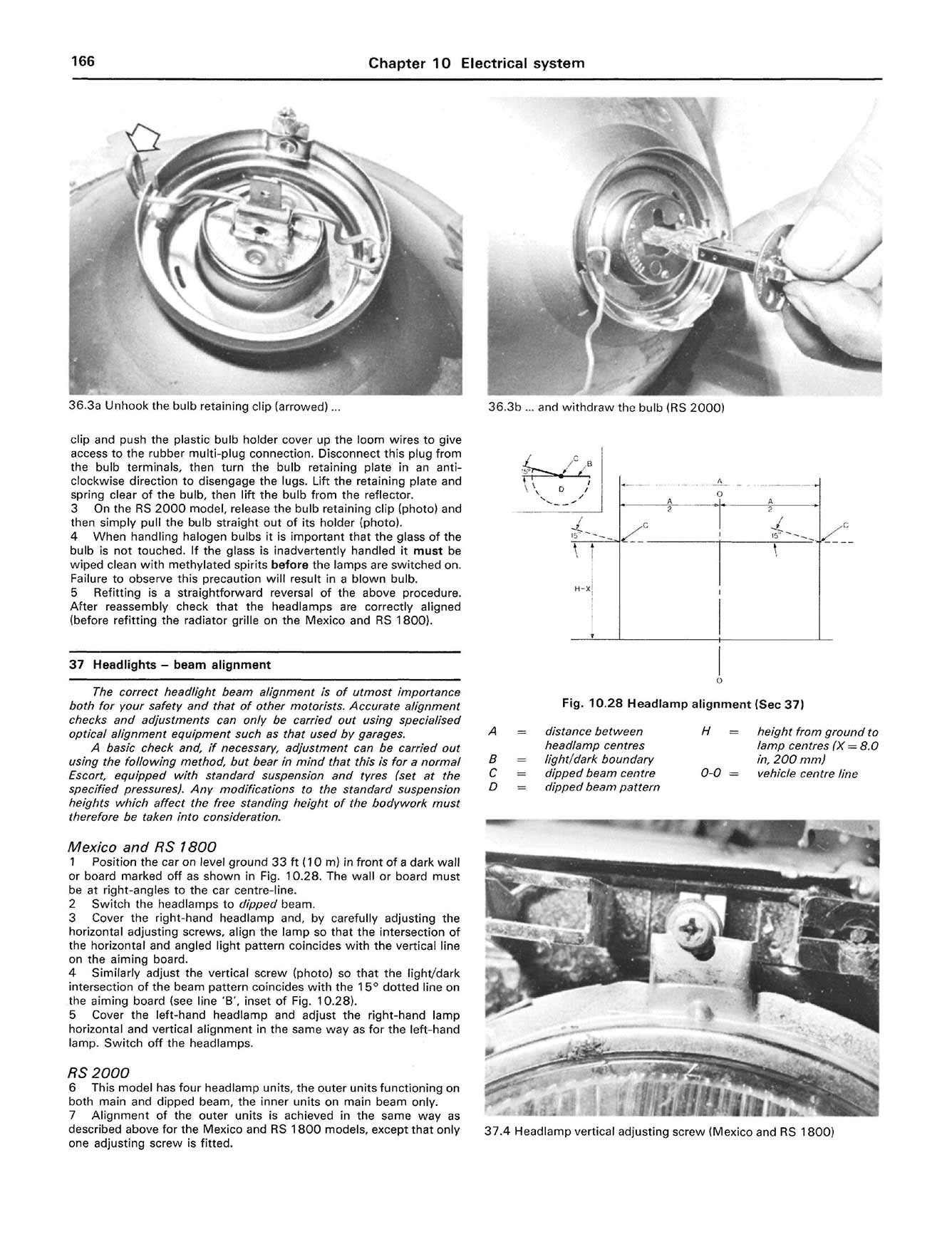 Ford Escort Mk II Mexico, RS 1800 & RS 2000 (1975-1980) Haynes Repair Manual - Image 6
