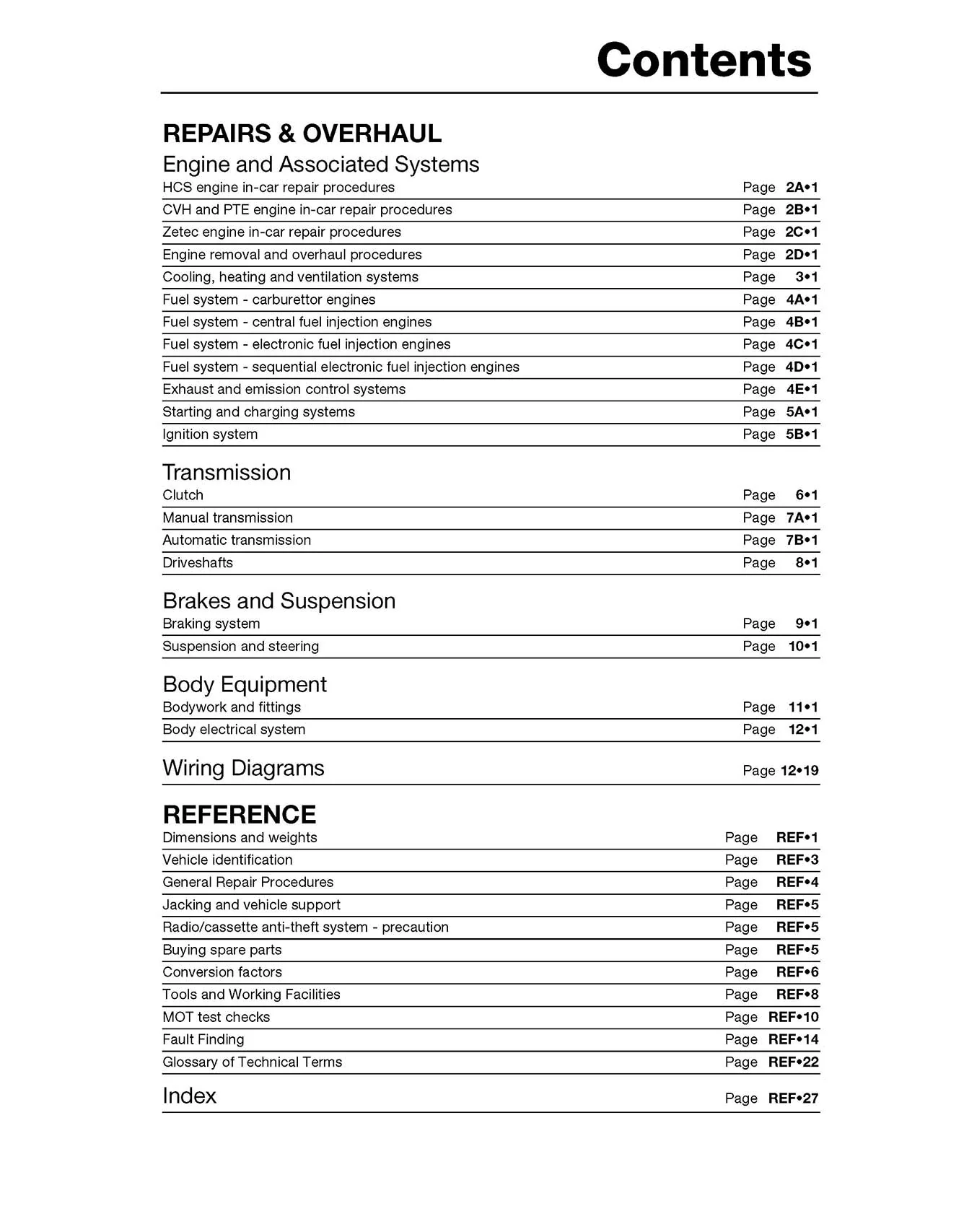 Ford Fiesta Petrol (Feb 1989-Oct 1995) Haynes Repair Manual - Image 4
