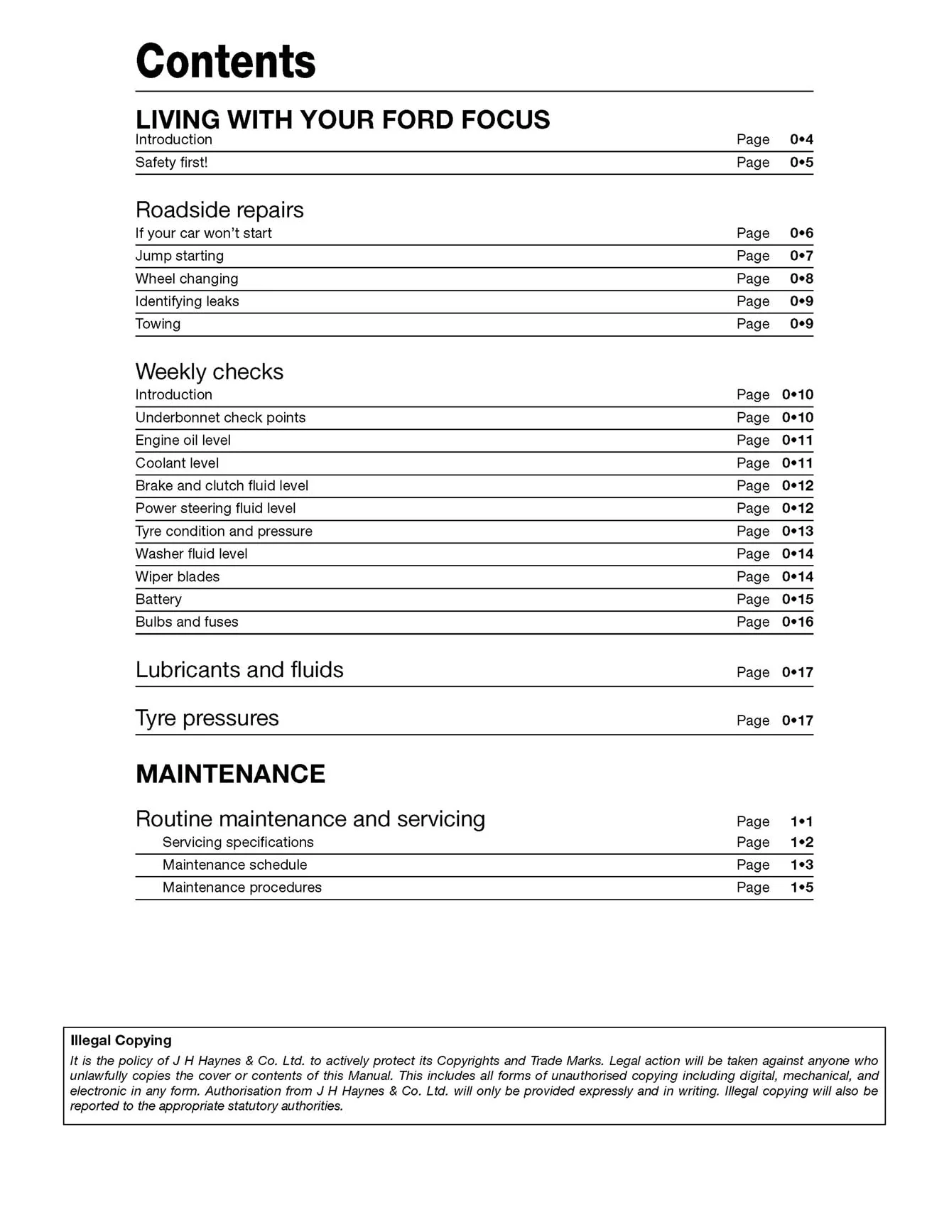 Ford Focus Petrol (2005-2011) 54 to 61 Haynes Repair Manual - Premium Hardback Black Edition - Image 4