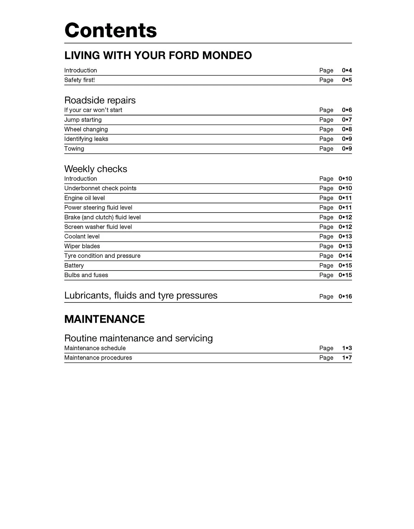 Ford Mondeo Petrol (1993-Sept 2000) Haynes Repair Manual - Image 3