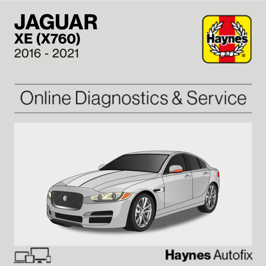 Jaguar XE (X760) 2016 to 2021 Haynes Online Diagnostics & Service Guide