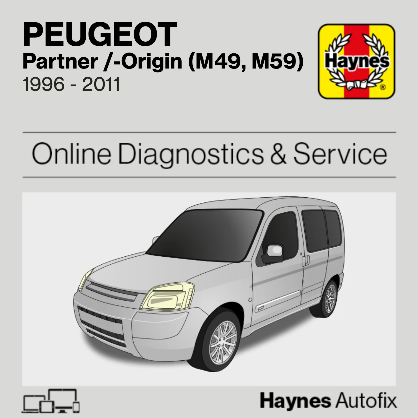 Peugeot Partner /-Origin (M49, M59) 1996 to 2011 Haynes Online Diagnostics & Service Guide
