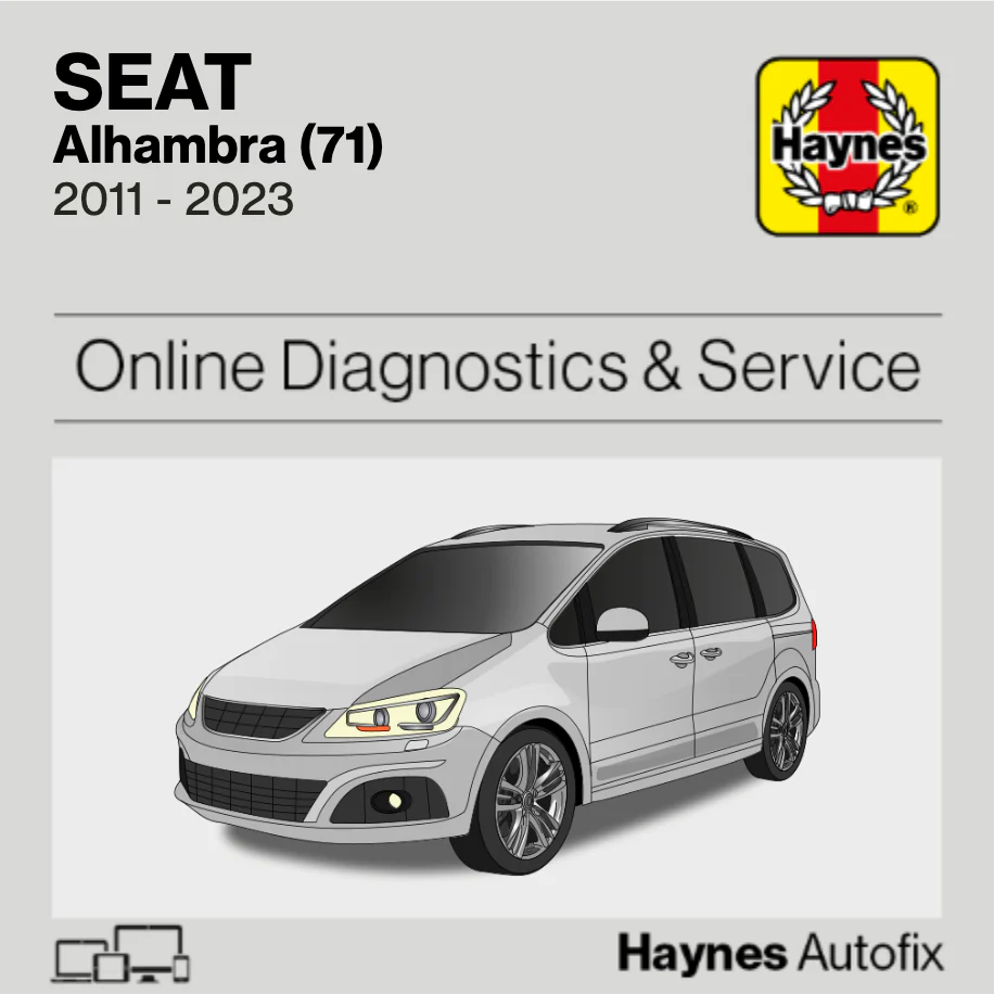 Seat Alhambra (71) 2011 to 2023 Haynes Online Diagnostics & Service Guide
