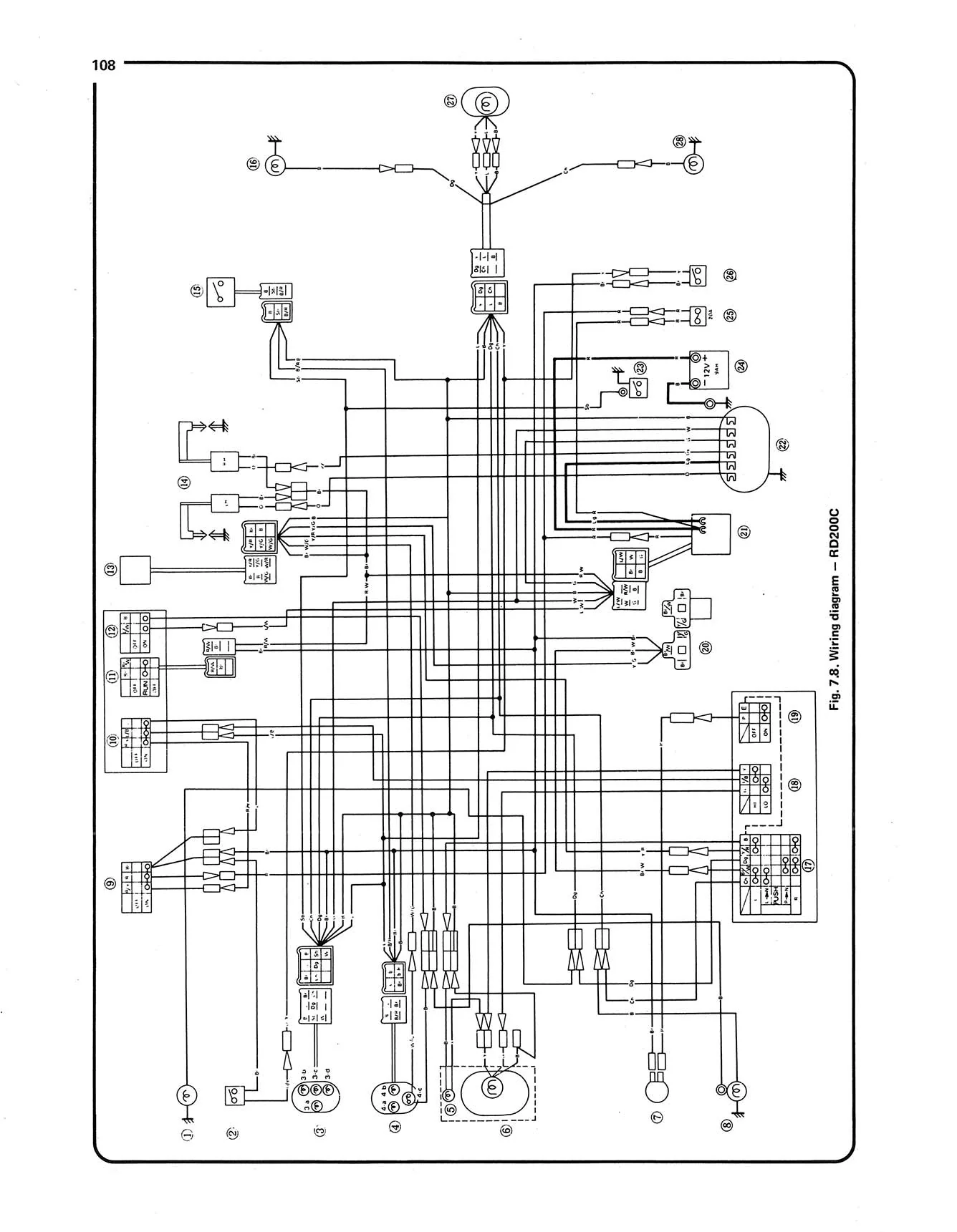 Yamaha 200 Twins 1971-1976 Haynes Repair Manual - Image 7